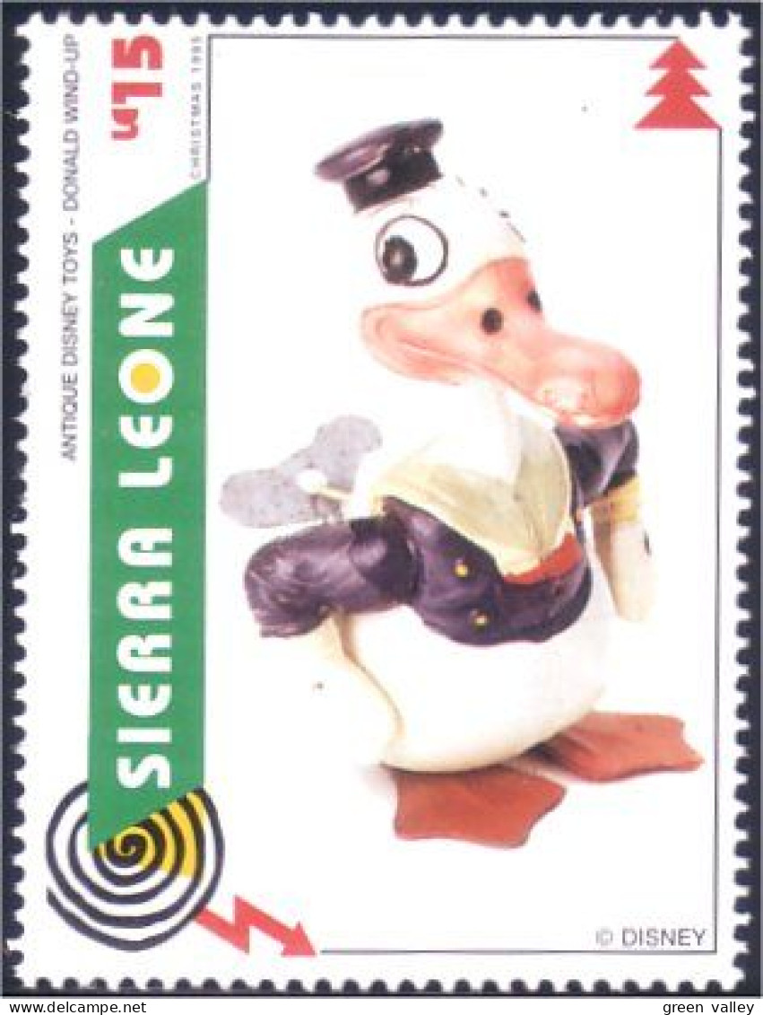 806 Sierra Leone Donald Duck Wind-up Toy Jouet Mecanique MNH ** Neuf SC (SIE-38d) - Poupées