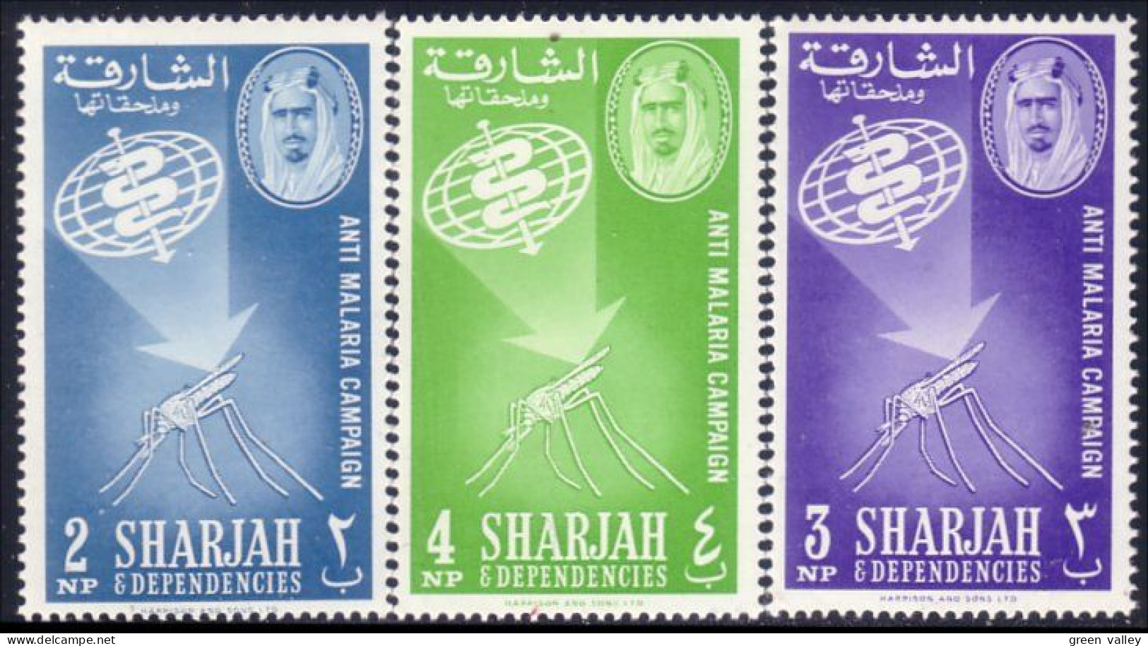 804 Sharjah Malaria Paludisme MNH ** Neuf SC (SHA-14a) - Enfermedades