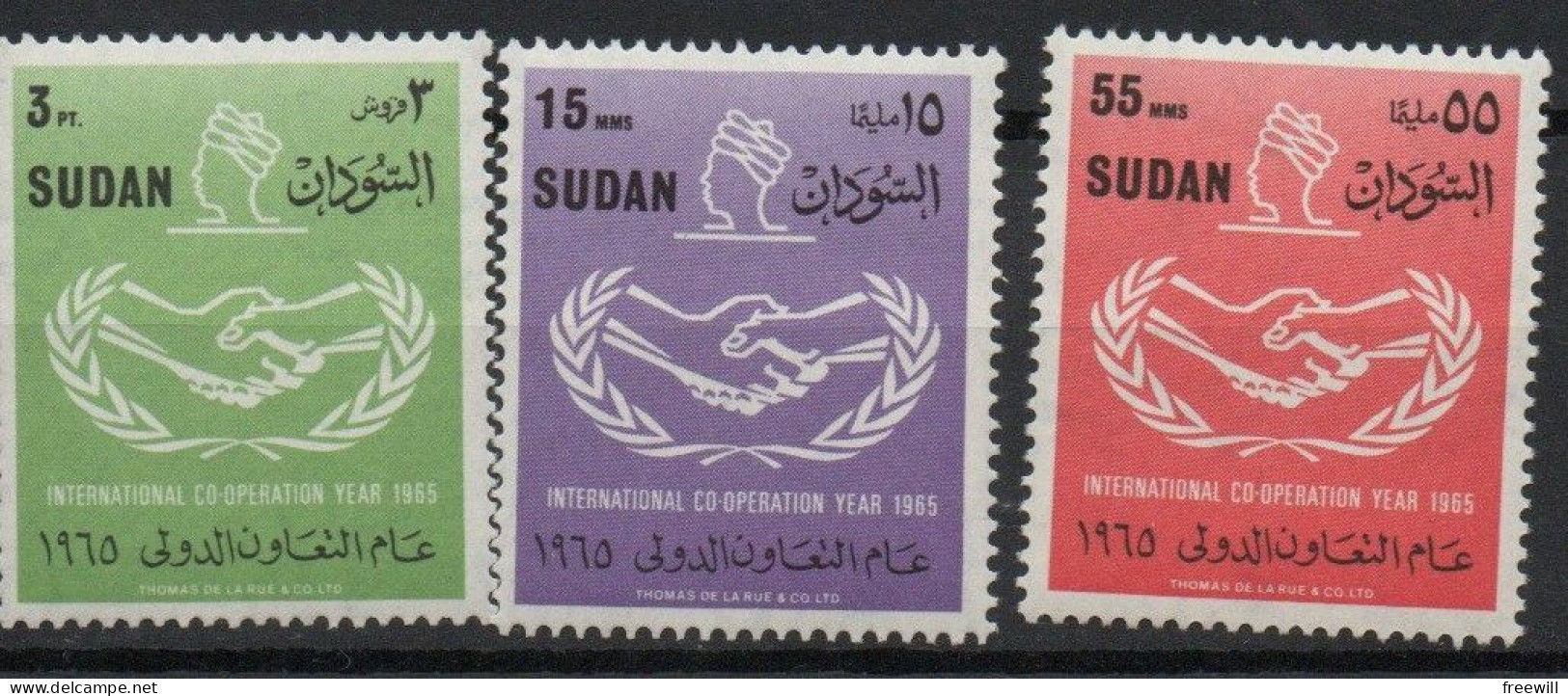 Soudan Année De La Coopération Internationale- Internationale Co-operation Year  XX 1965 - Sudan (1954-...)