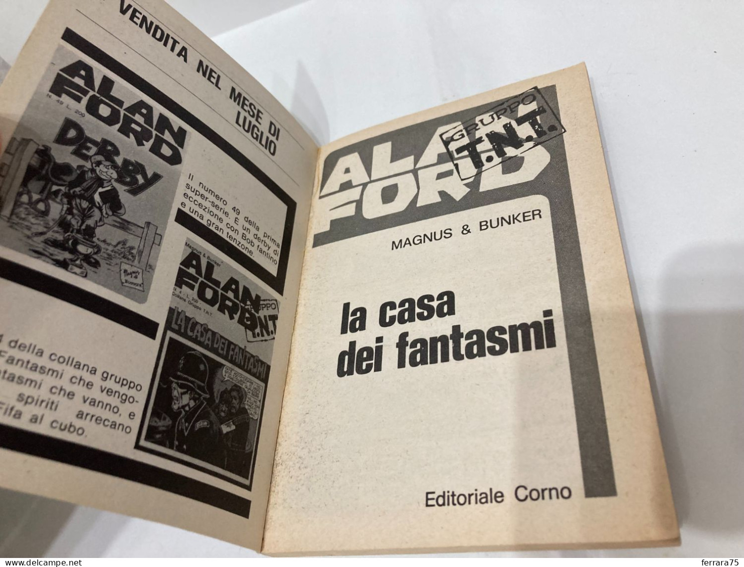 FUMETTO ALAN FORD GRUPPO T.N.T. N.4. - Prime Edizioni