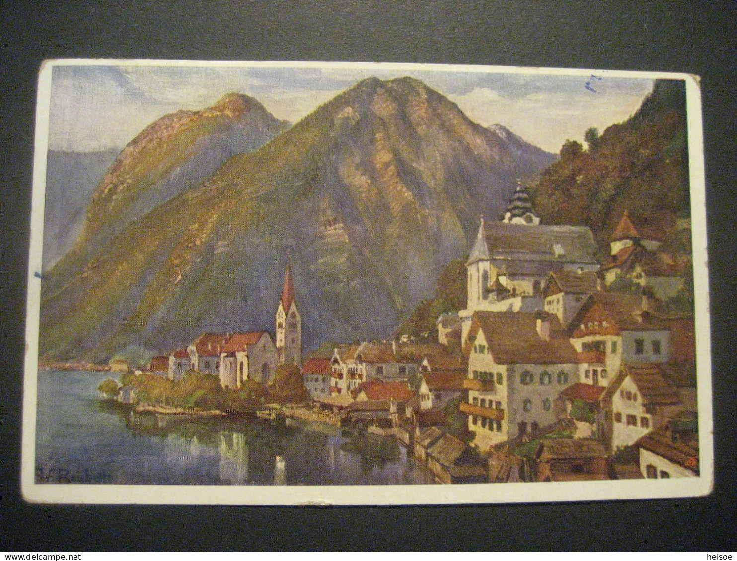 Österreich- AK Hallstatt, Hallstättersee, Hirlatz, Verlag Des Vereines Südmark Karte Nr. 197, Gelaufen Nach Altschwendt - Hallstatt