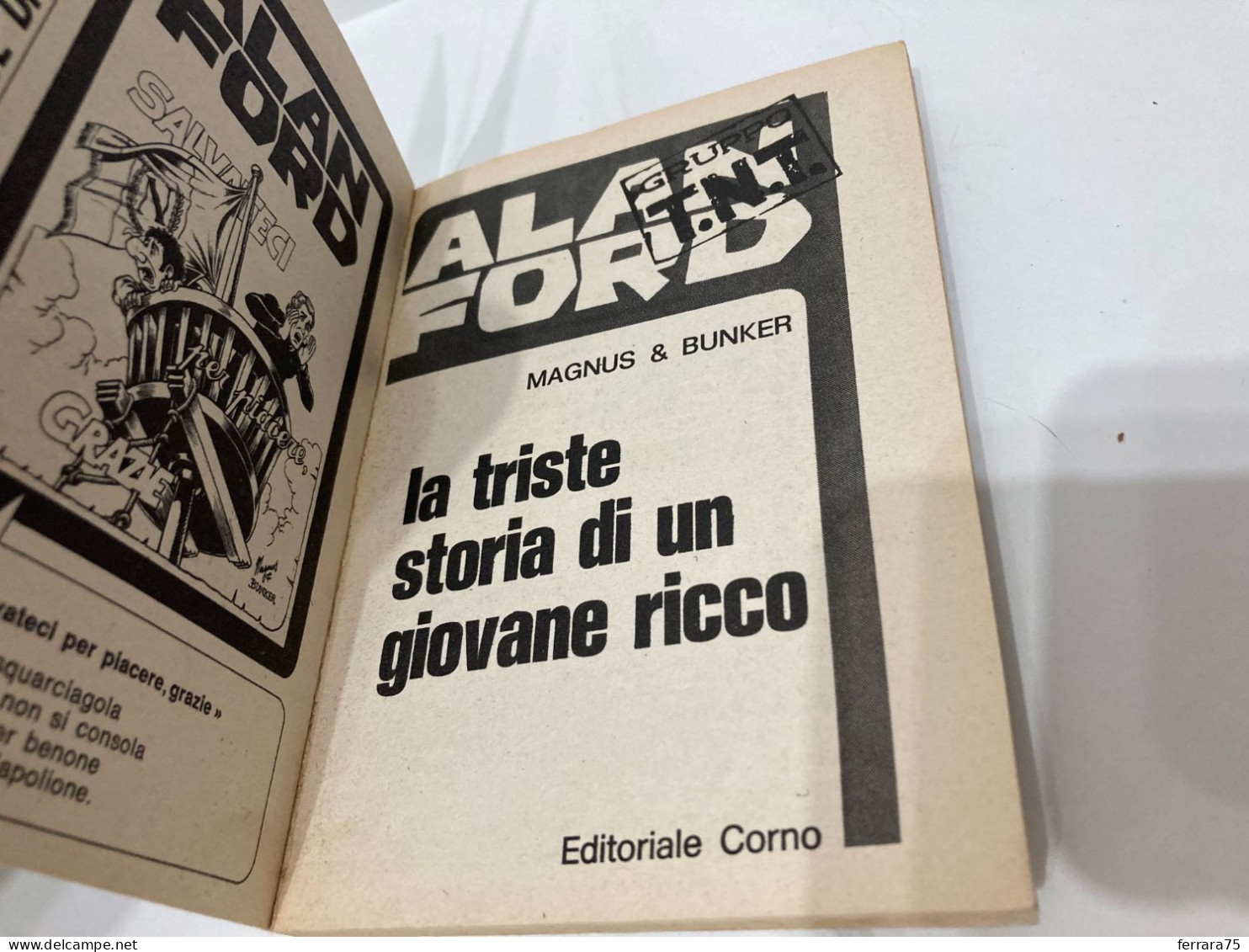 FUMETTO ALAN FORD GRUPPO T.N.T. N.12. - Prime Edizioni