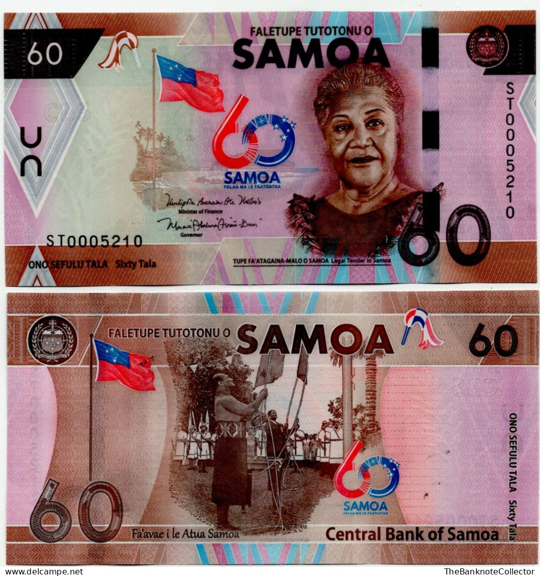 Samoa 60 Tala 2023 Commemorative P-46 UNC - Samoa