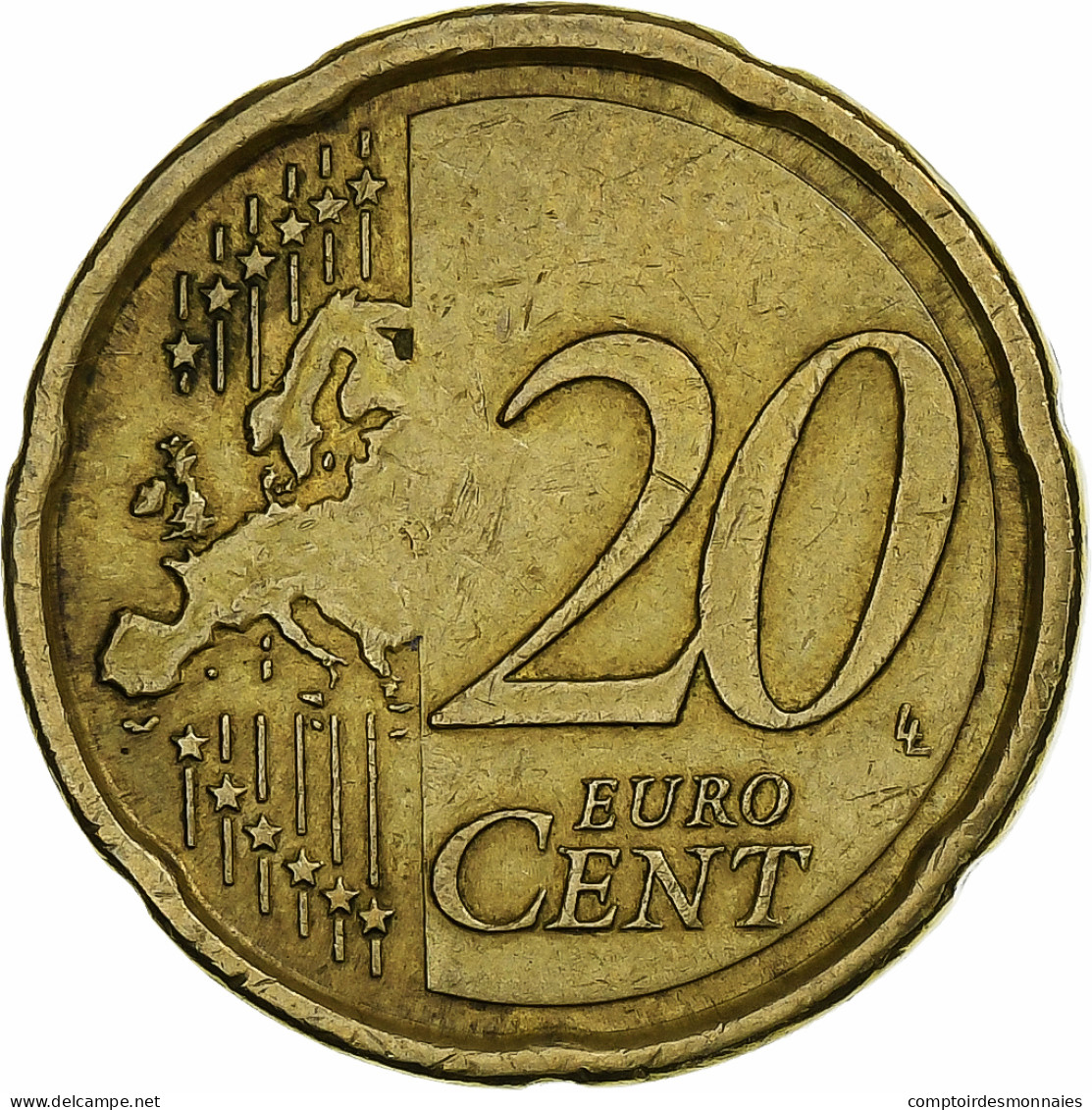 Italie, 20 Euro Cent, 2009, Or Nordique, TTB - Italia