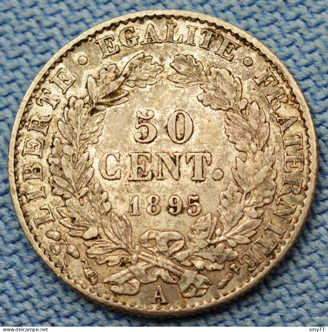 France • 50 Centimes 1895 A • SUP / AU55 • Cérès, IIIe République • [24-511] - 50 Centimes