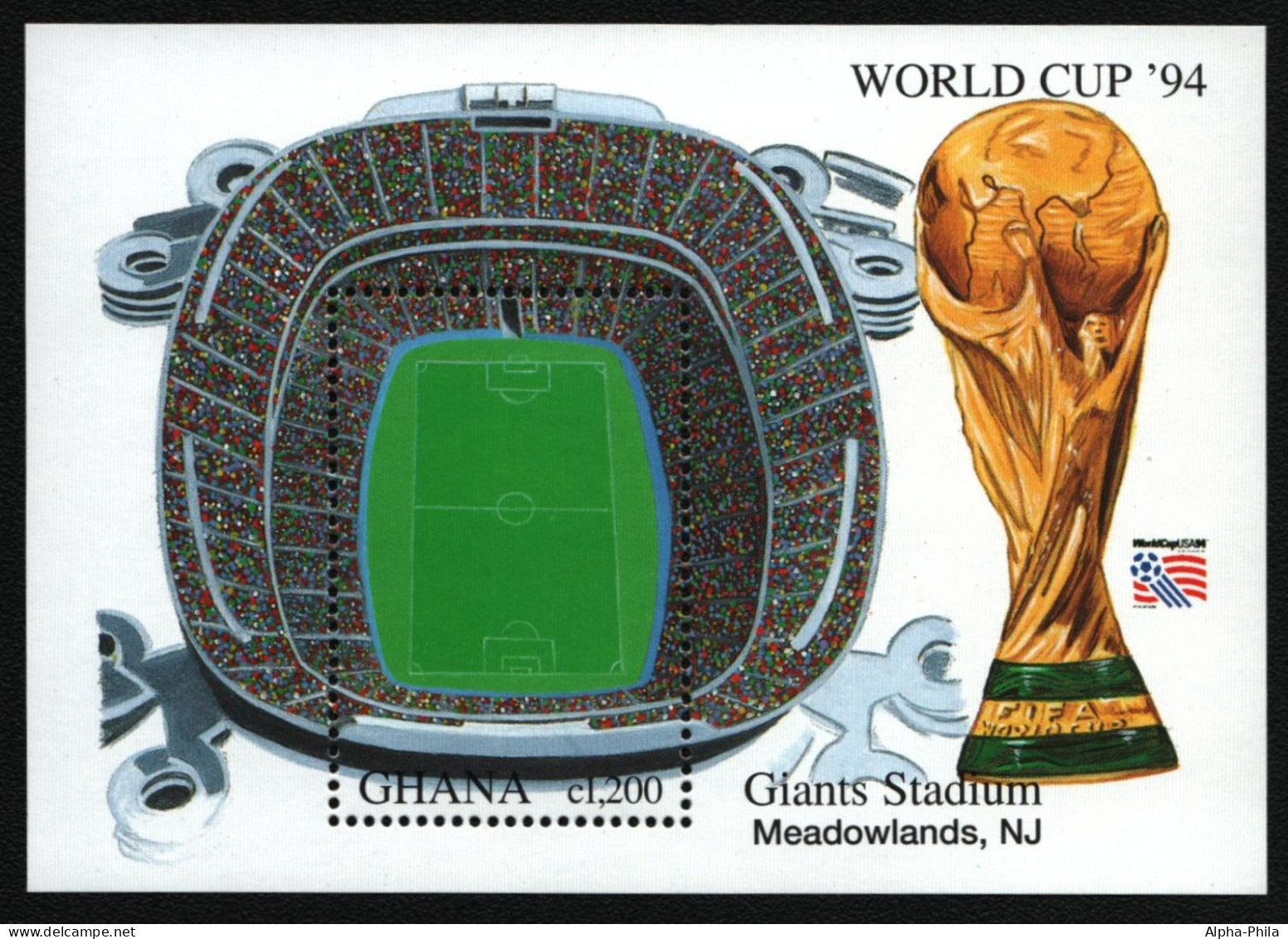 Ghana 1994 - Mi-Nr. Block 259 ** - MNH - Fußball / Soccer - Ghana (1957-...)