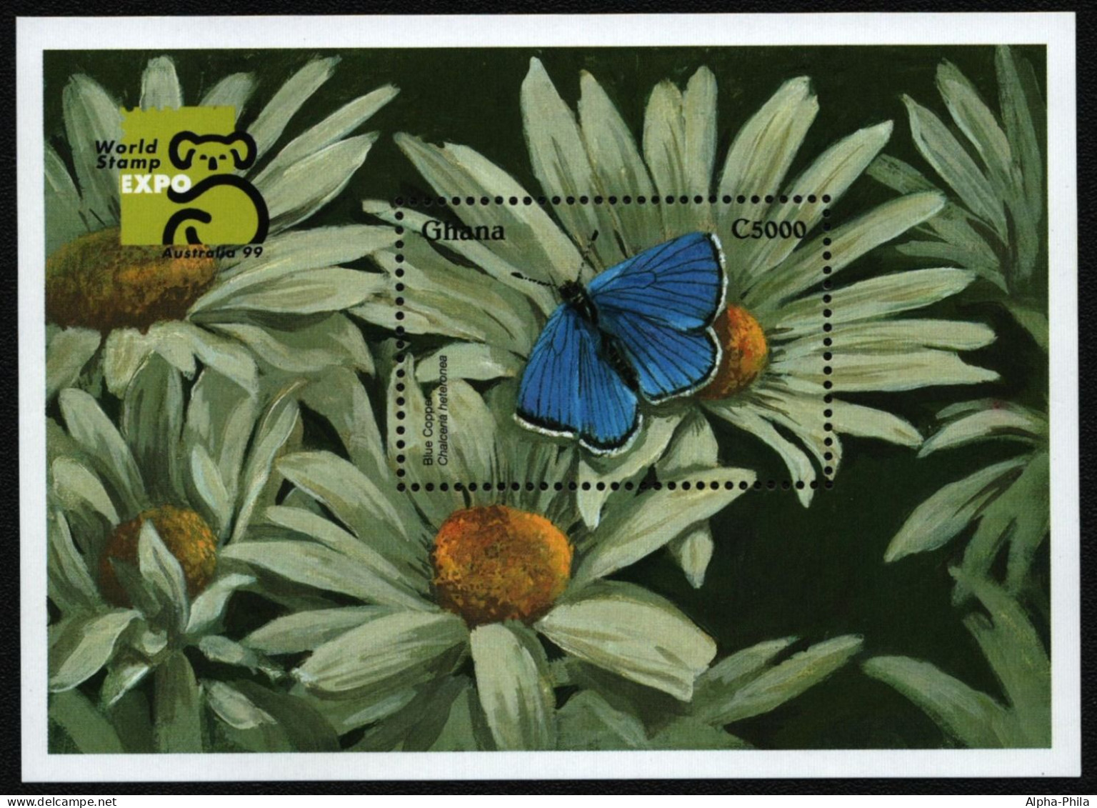Ghana 1999 - Mi-Nr. Block 375 ** - MNH - Schmetterlinge / Butterflies - Ghana (1957-...)