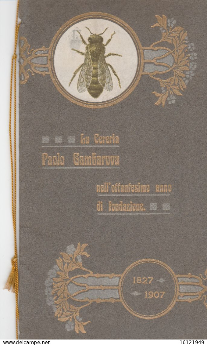 VERCELLI LA CERERIA GAMBAROVA 1907 - Libros Antiguos Y De Colección