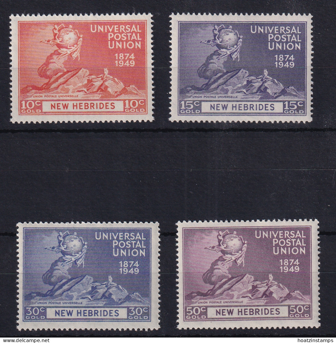 New Hebrides: 1949   U.P.U.     MH - Nuovi