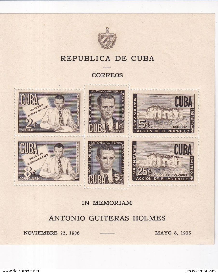 Cuba Hb 6 Y 7 - Blocks & Kleinbögen