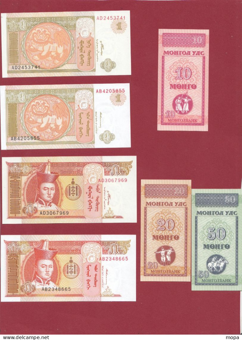 Mongolie 16 Billets  En UNC - Mongolia