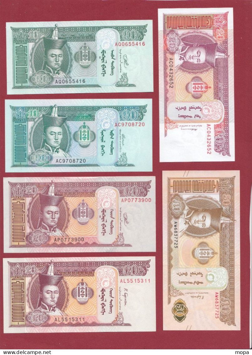 Mongolie 16 Billets  En UNC - Mongolia