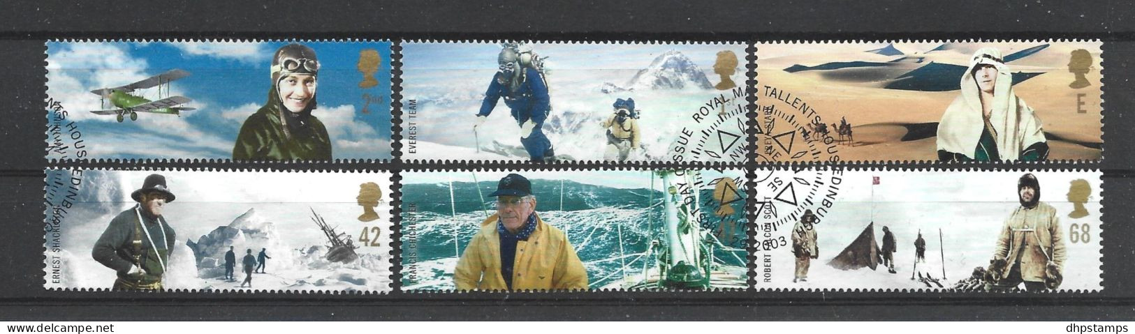 Gr. Britain 2003 Explorers Y.T. 2428/2433 (0) - Used Stamps