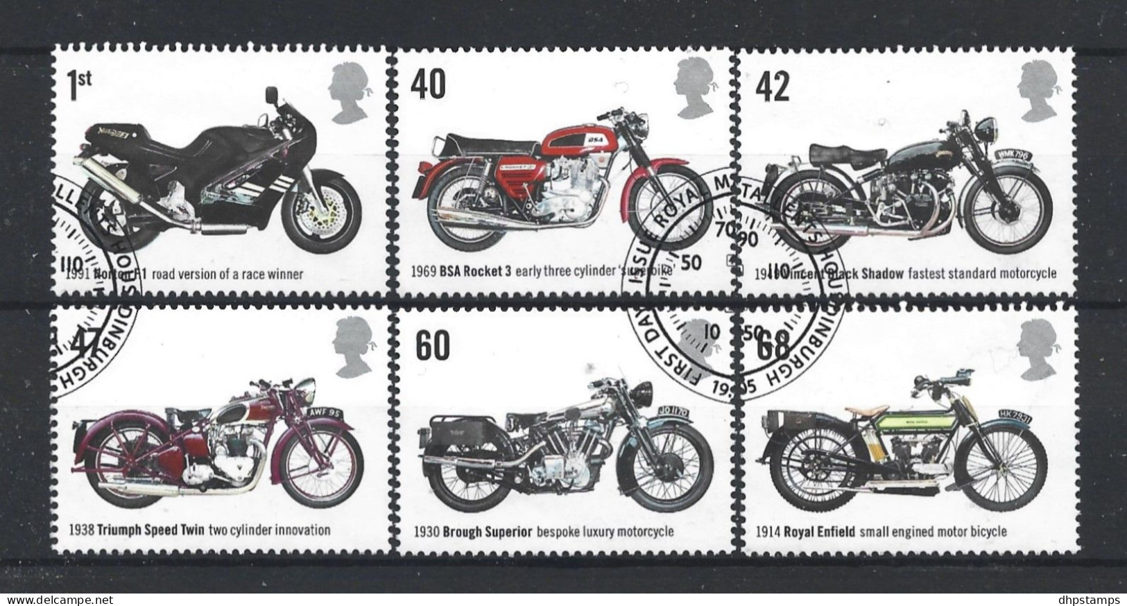 Gr. Britain 2005 Motorcycles Y.T. 2661/2666 (0) - Used Stamps
