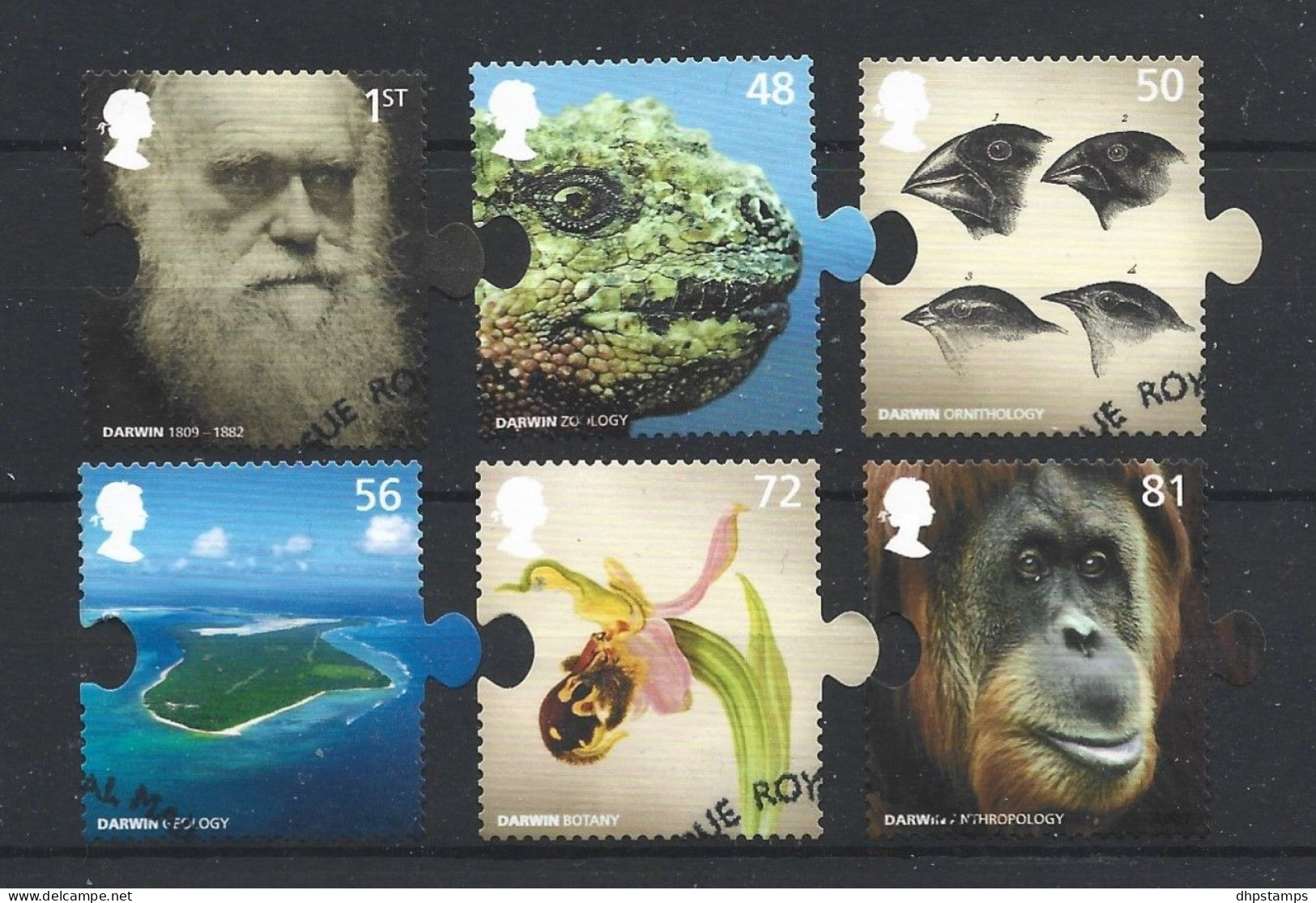 Gr. Britain 2009 Charles Darwin Y.T. 3092/3097 (0) - Gebruikt