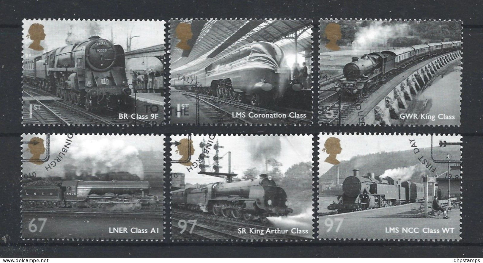 Gr. Britain 2010 Railways Y.T. 3375/3380 (0) - Used Stamps
