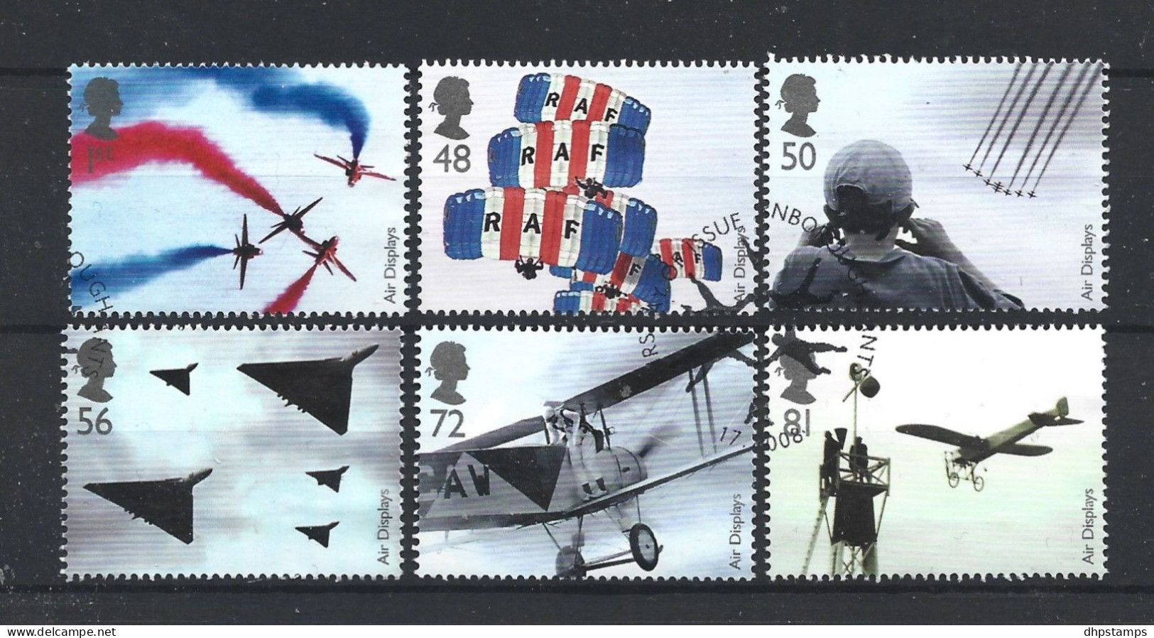 Gr. Britain 2008 Aviation Y.T. 3036/3041 (0) - Used Stamps