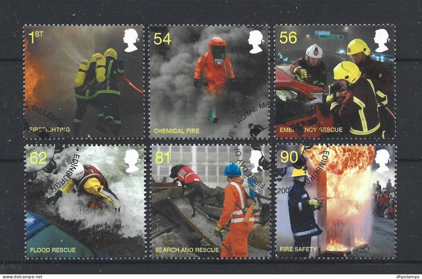 Gr. Britain 2009 Firefighters Y.T. 3176/3181 (0) - Used Stamps