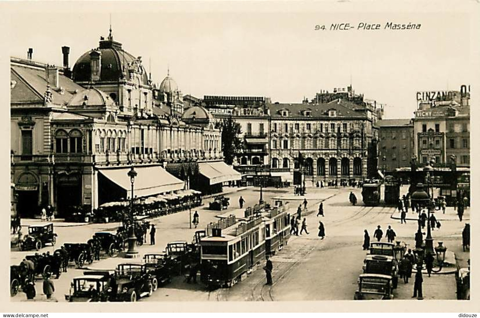 06 - Nice - Place Masséna - Animée - Tramway - Automobiles - CPSM Format CPA - Carte Neuve - Voir Scans Recto-Verso - Plätze