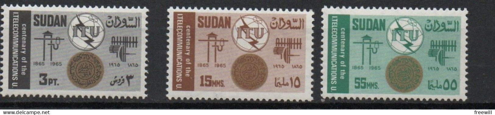 Soudan 1965 International Telecommunications Union - U.I.T. 1965 XX - Sudan (1954-...)