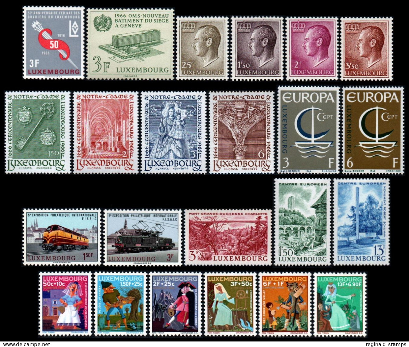 Luxembourg 1966 Complete Year, MNH ** Mi  (Ref: 2048) - Neufs