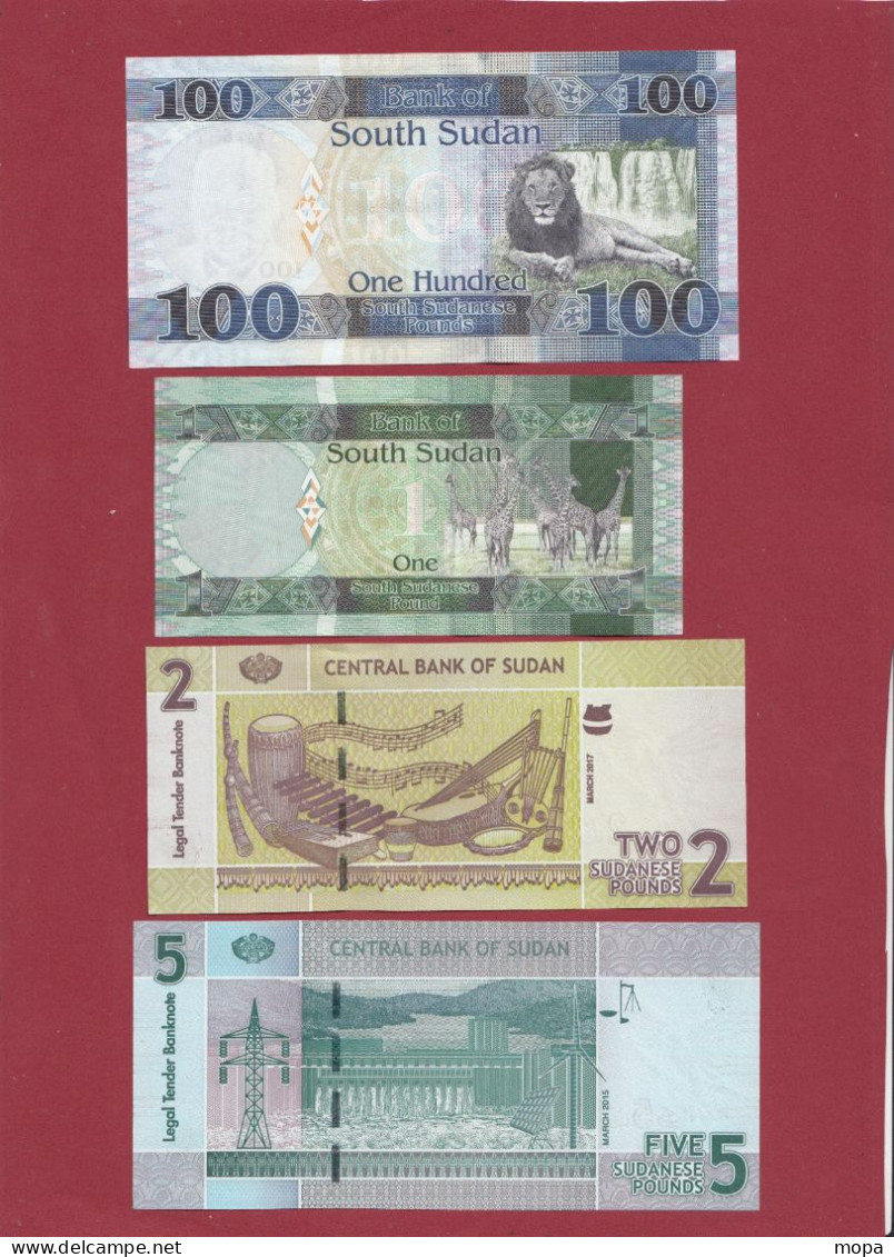 Soudan Du Sud 6 Billets  En UNC - Sudan Del Sud