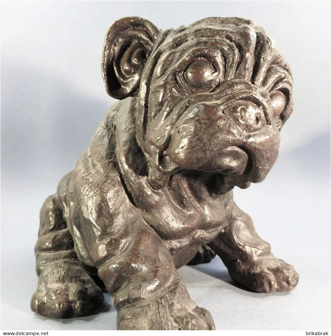 + STATUE CHIEN EN BRONZE @ Animal - Bronzen