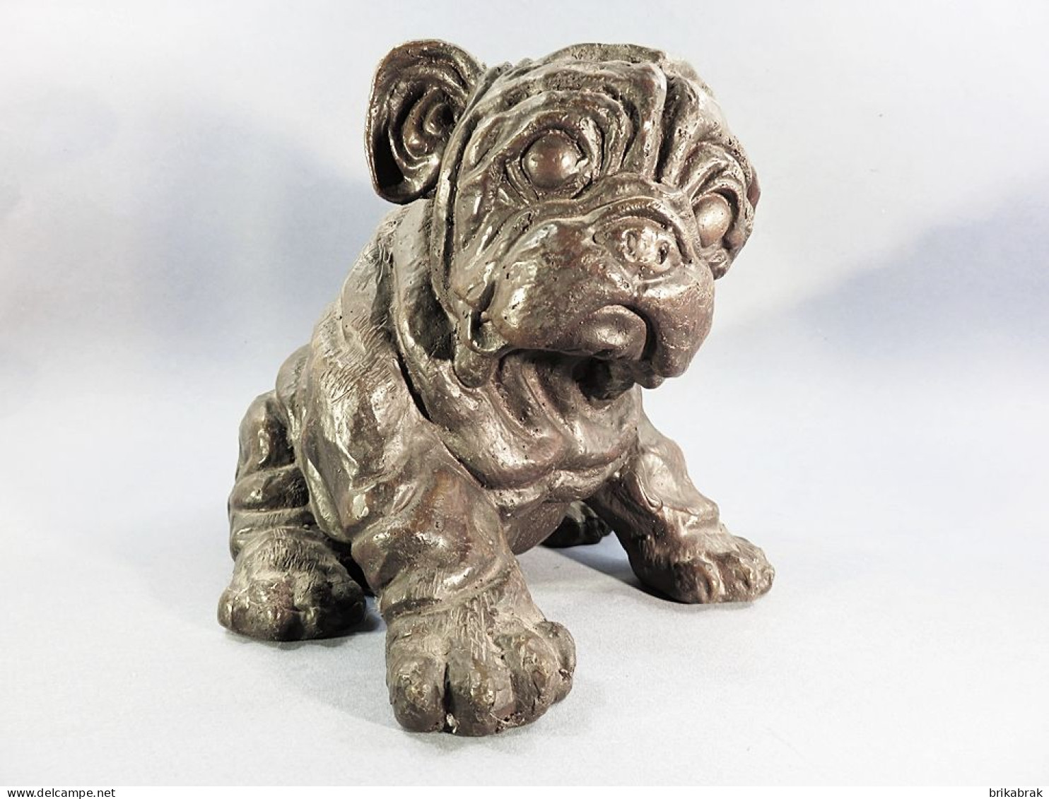 + STATUE CHIEN EN BRONZE @ Animal