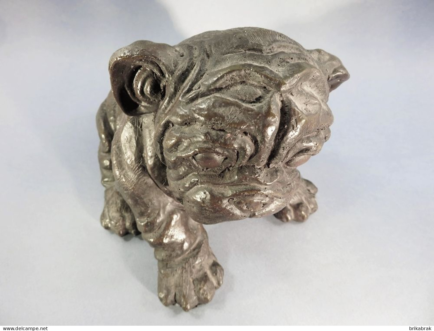 + STATUE CHIEN EN BRONZE @ Animal