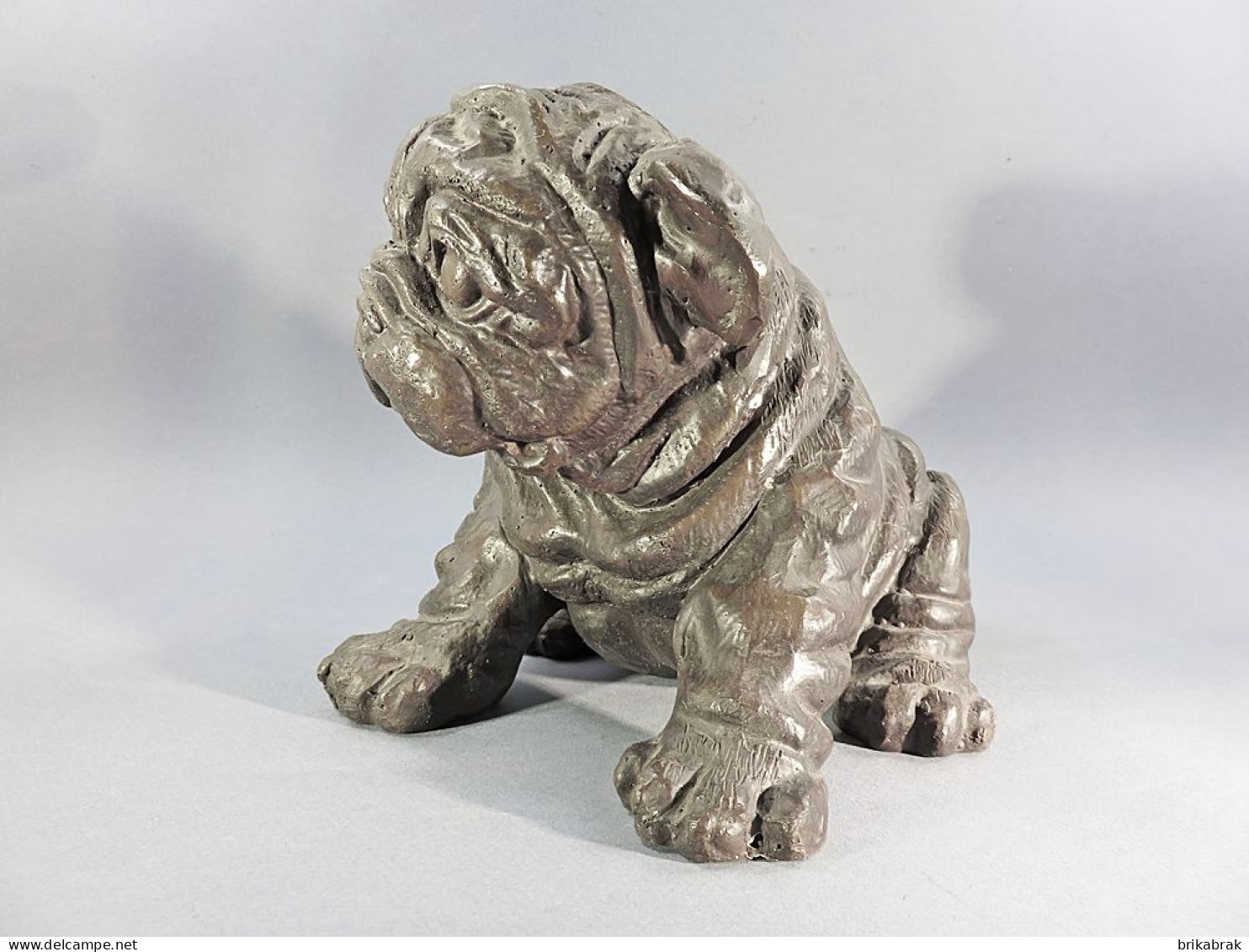 + STATUE CHIEN EN BRONZE @ Animal