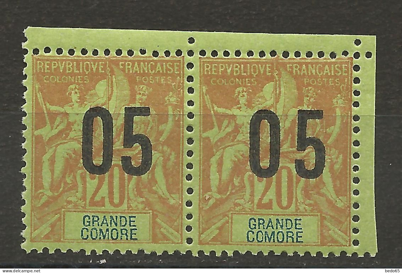 GRANDE COMORE N° 23Aa NEUF** LUXE SANS CHARNIERE / Hingeless / MNH - Ungebraucht