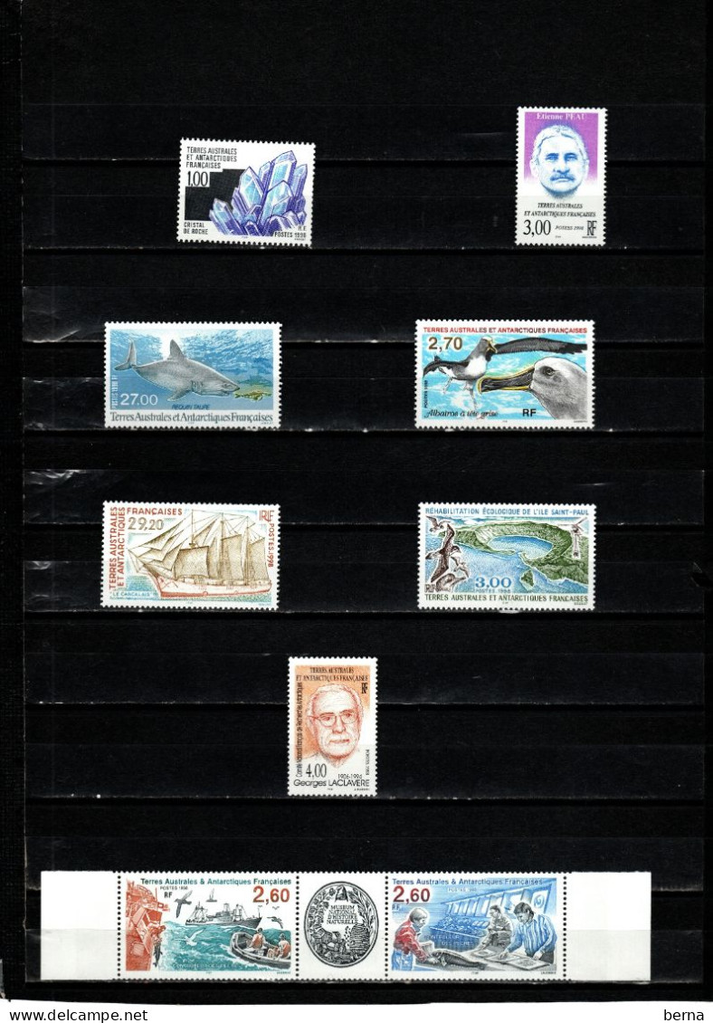 TAAF 1998 ANNEE COMPLETE 226/232+234A LUXE NEUF SANS CHARNIERE - Años Completos