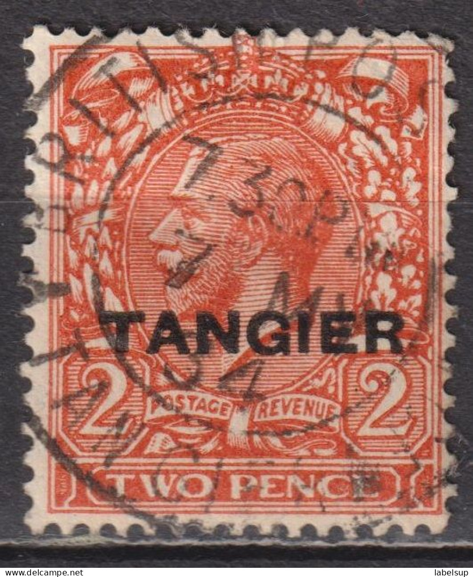 Timbre  Oblitéré De Tanger Britannique De 1927 YT 4 - Oficinas En  Marruecos / Tanger : (...-1958
