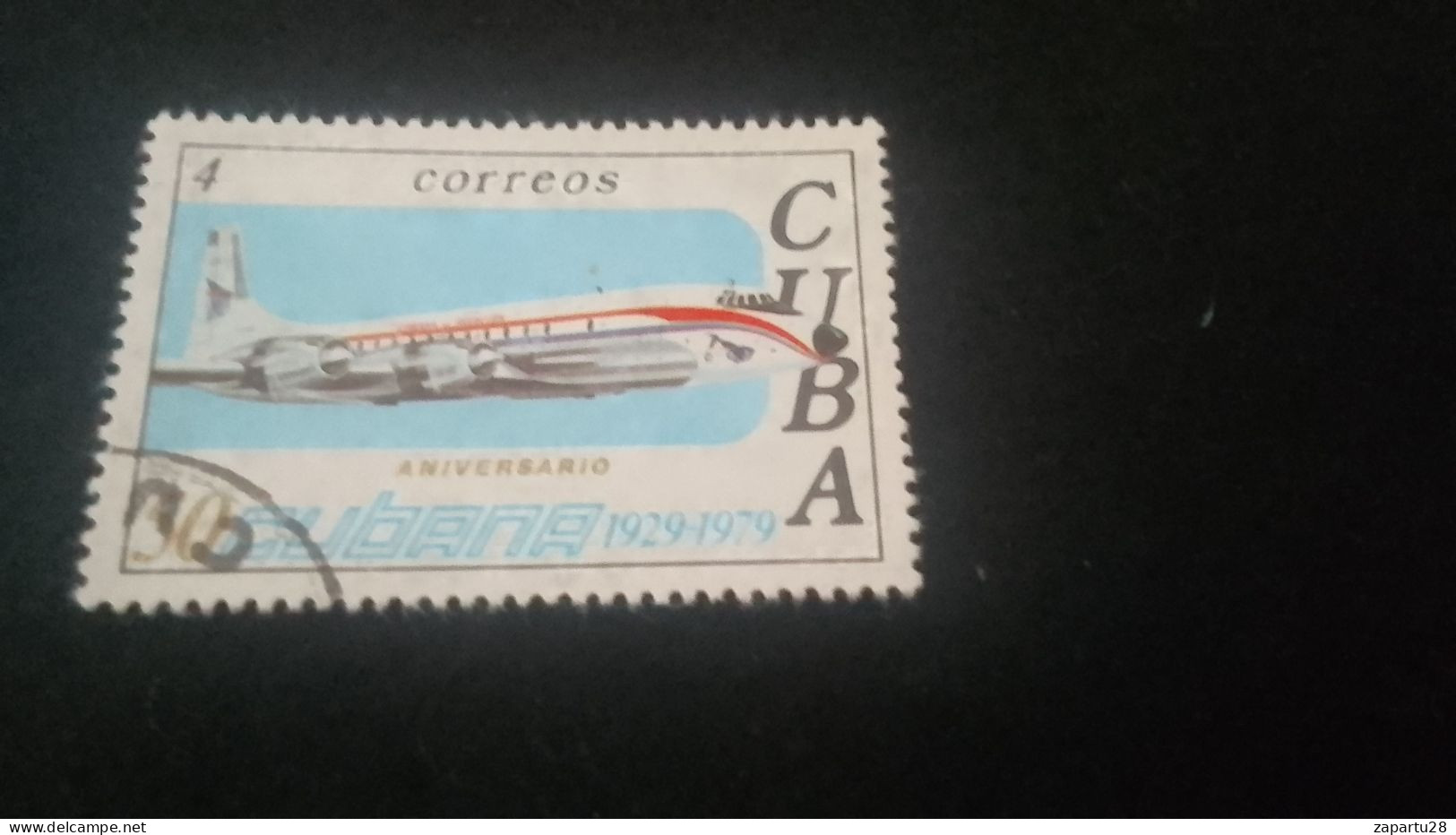 CUBA- 1980-90   4  C.     DAMGALI - Gebraucht