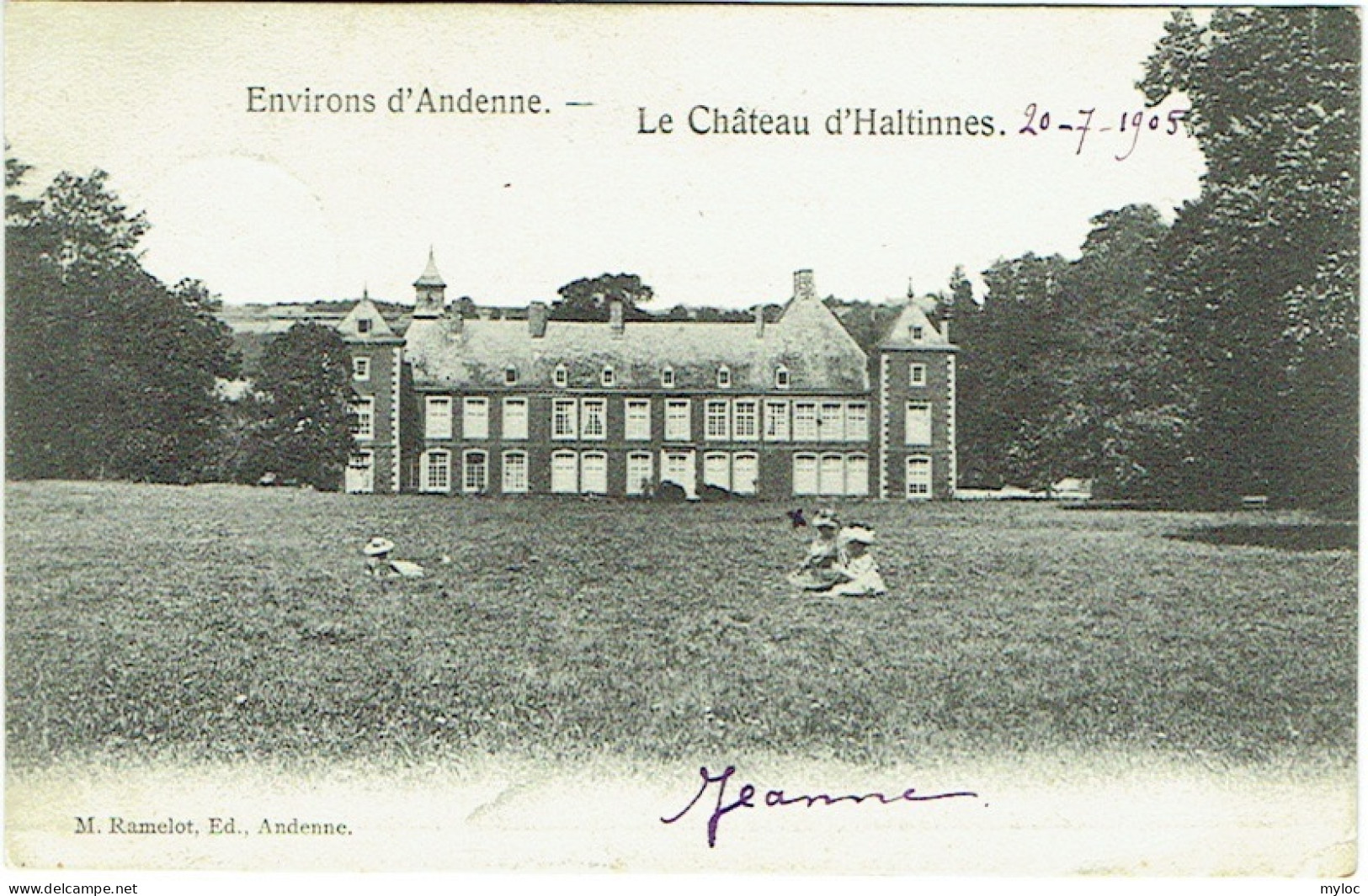 Environs D'Andenne. Château D'Haltinnes. - Andenne