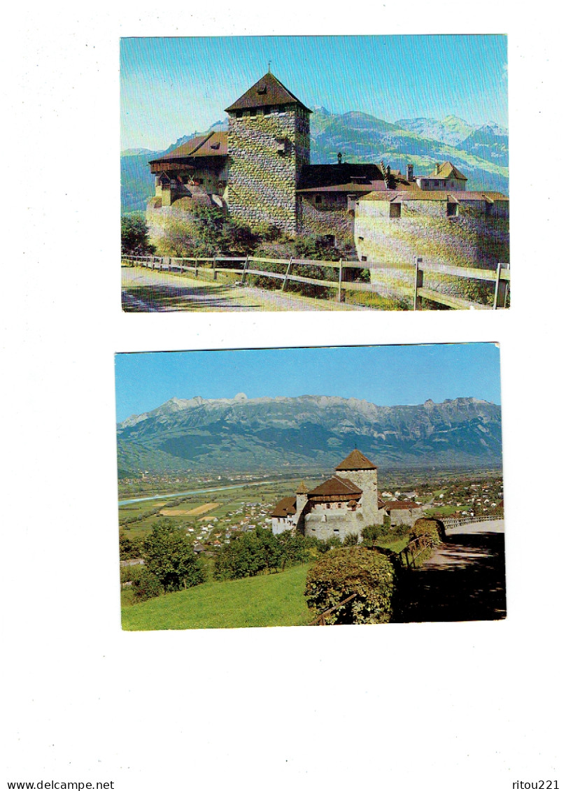 Lot 5 Cpm - Liechtenstein - Tour - Chateau - Carte Géographique - Liechtenstein