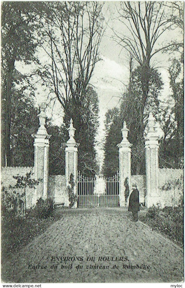 Roeselare/Roulers. Entrée Du Bois Du Château De Rumbeke - Röselare