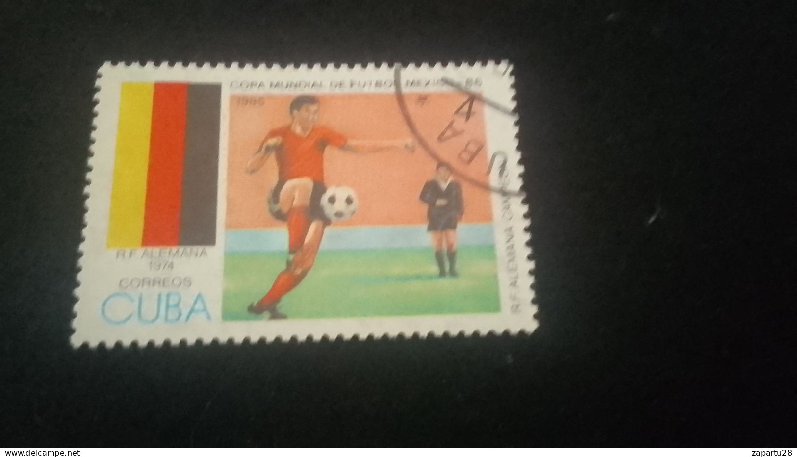 CUBA- 1980-90   4  C.     DAMGALI - Oblitérés