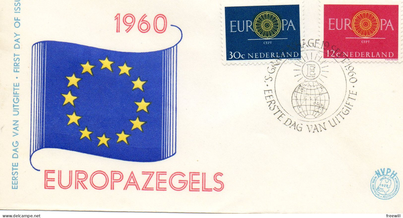 Pays-Bas- Netherlands Europa 1960 FDC - FDC