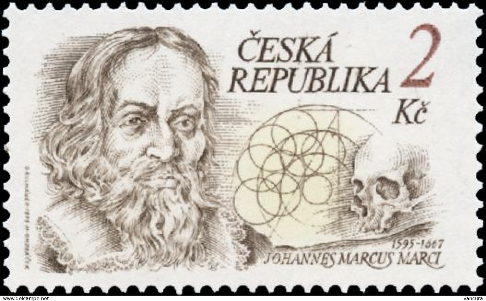 ** 64 Czech Republic Johannes Marcus Marci Anniversary 1995 - Nature