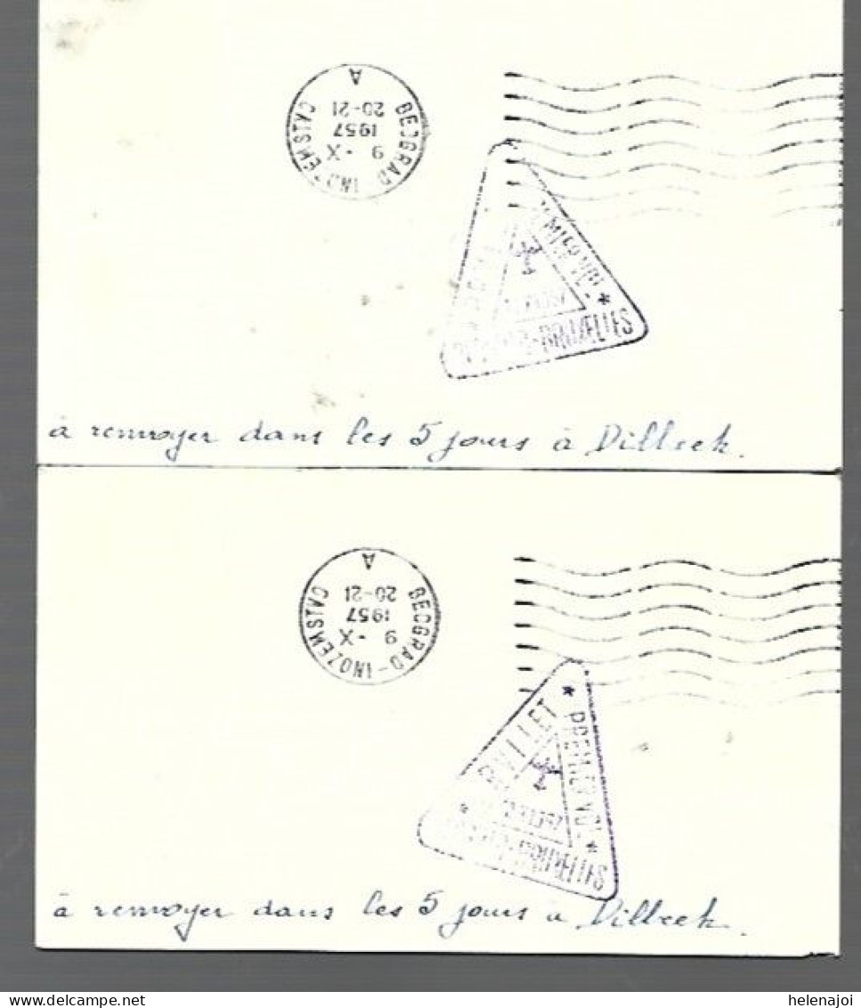 Liaison Aérienne Vers Belgrade - Lettres & Documents