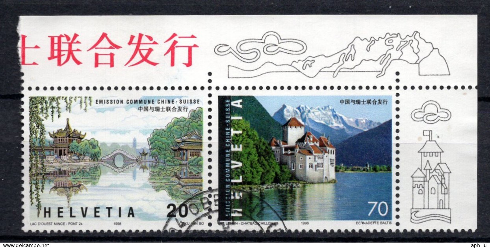 Zusammendruck 1998 Gestempelt (AD3525) - Used Stamps