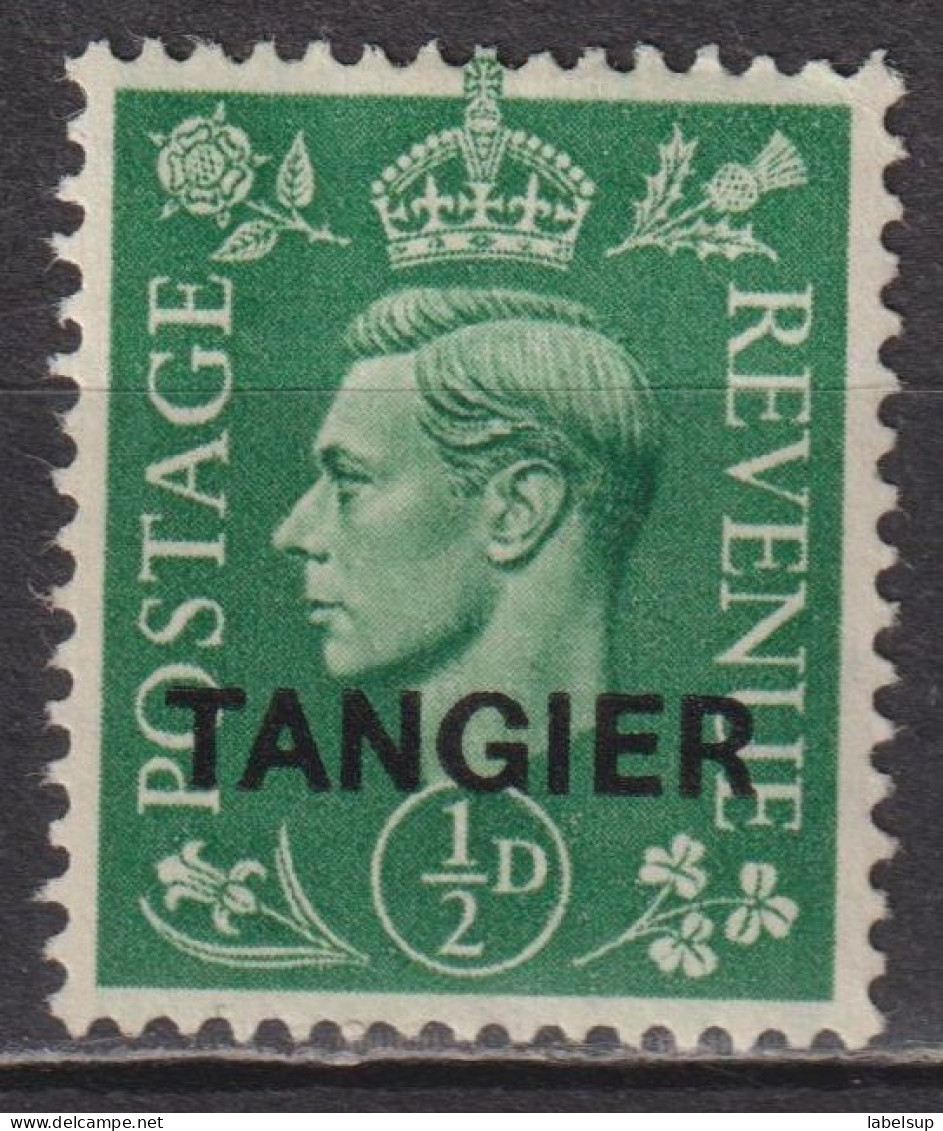 Timbre Neuf* De Tanger Britannique De 1937 YT 15 MH - Postämter In Marokko/Tanger (...-1958)