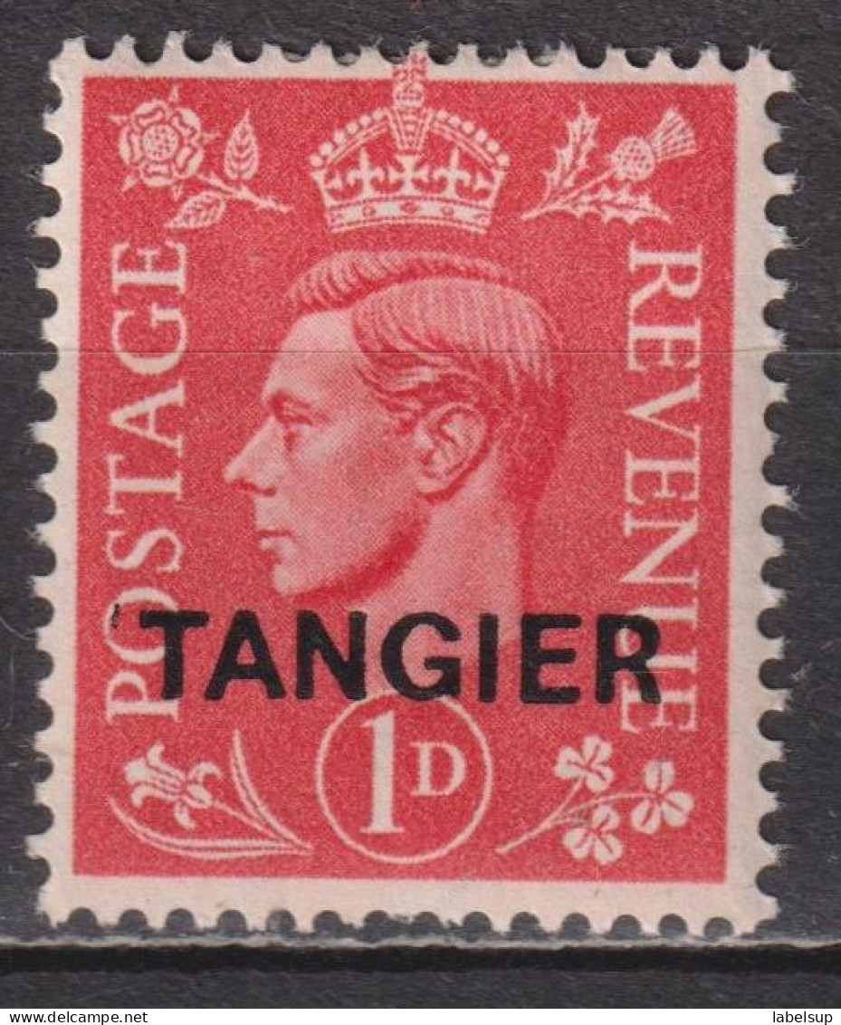 Timbre Neuf* De Tanger Britannique De 1937 YT 16 MH - Bureaux Au Maroc / Tanger (...-1958)