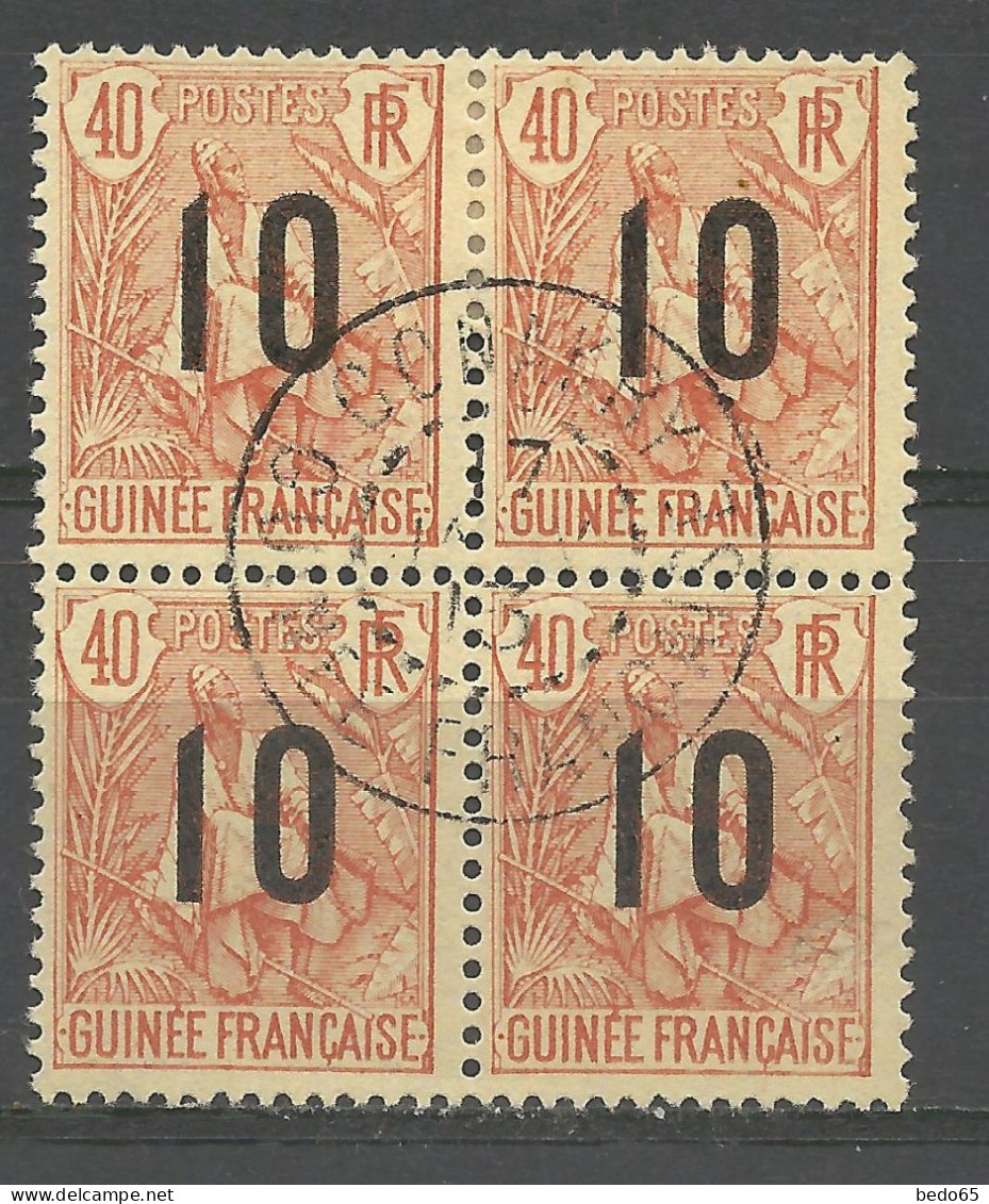 GUINEE N° 61 Bloc De 4 CACHET CONAKRY / Used - Used Stamps