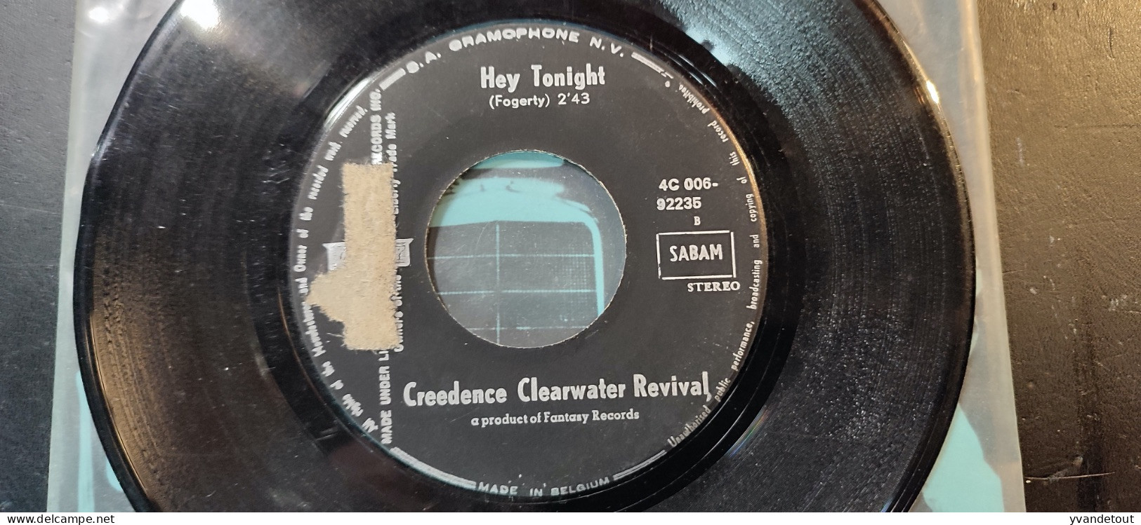 Vinyle 45t. Creedence Clearwater Revival. Hey Tonight. - Autres - Musique Anglaise