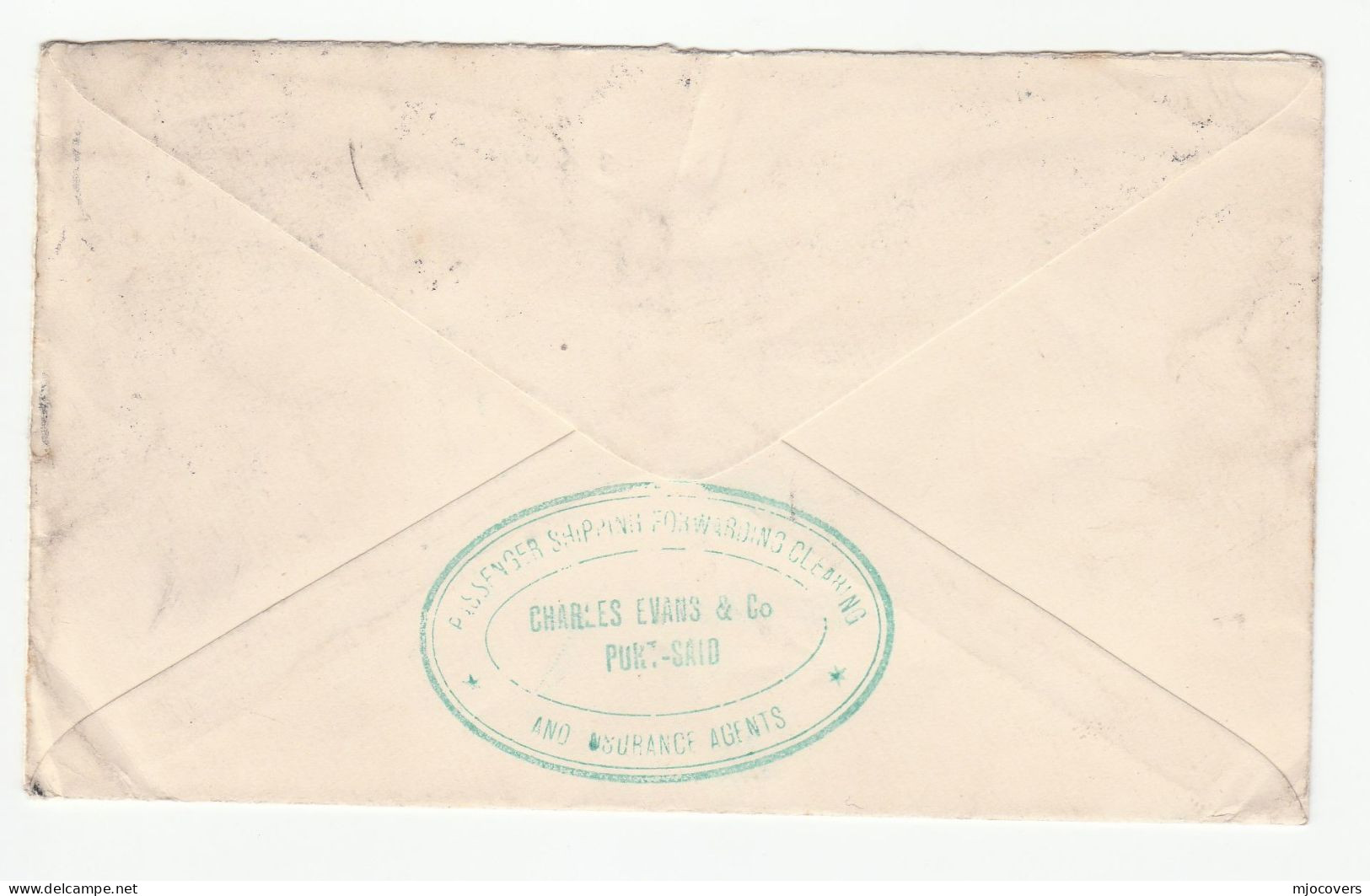 1933 EGYPT With KESWICK Cds GB From Port Said Redirected Glasgow COVER Stamps - Covers & Documents