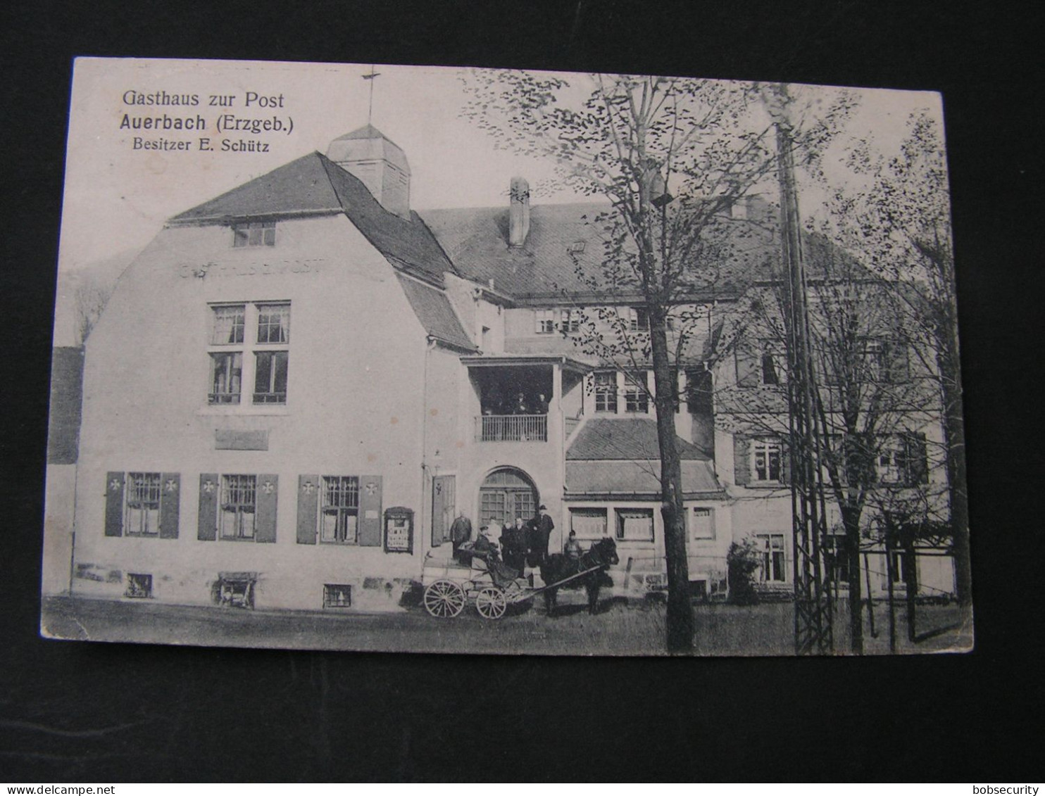 Auerbach Vogtland , Gasthaus Zur Post 1911 - Auerbach (Vogtland)