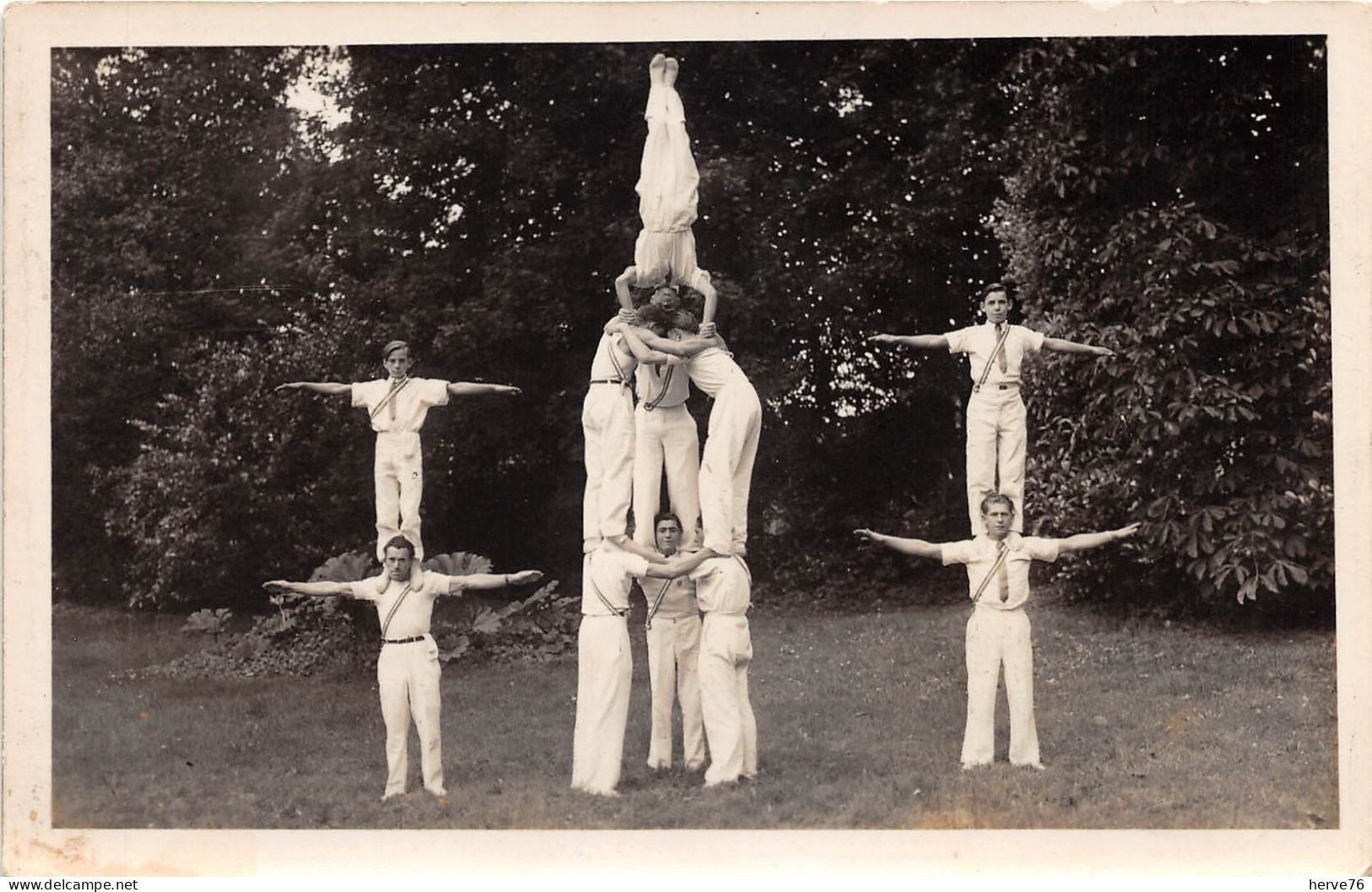 MONT SAINT AIGNAN Village - Société De Gymnastique La Renaissance - Carte Photo - Mont Saint Aignan