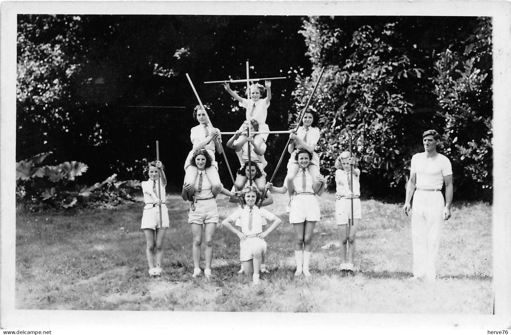 MONT SAINT AIGNAN Village - Société De Gymnastique La Renaissance - Carte Photo - Mont Saint Aignan